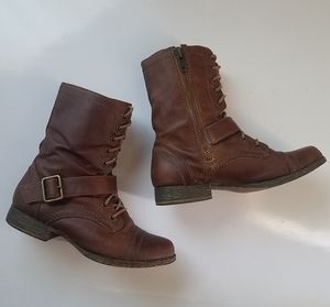Nine West Combat Boots Size 5